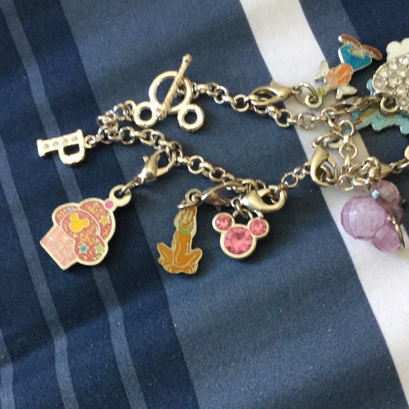 REAL Disney Charm Bracelet 7 “ Beautiful - Picture 3 of 4
